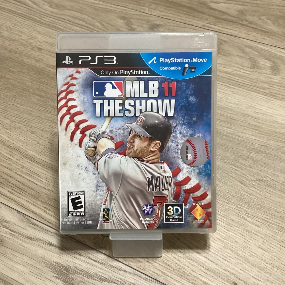MLB 11 The Show PlayStation‎ 3 PS3 Video Game Case Disc